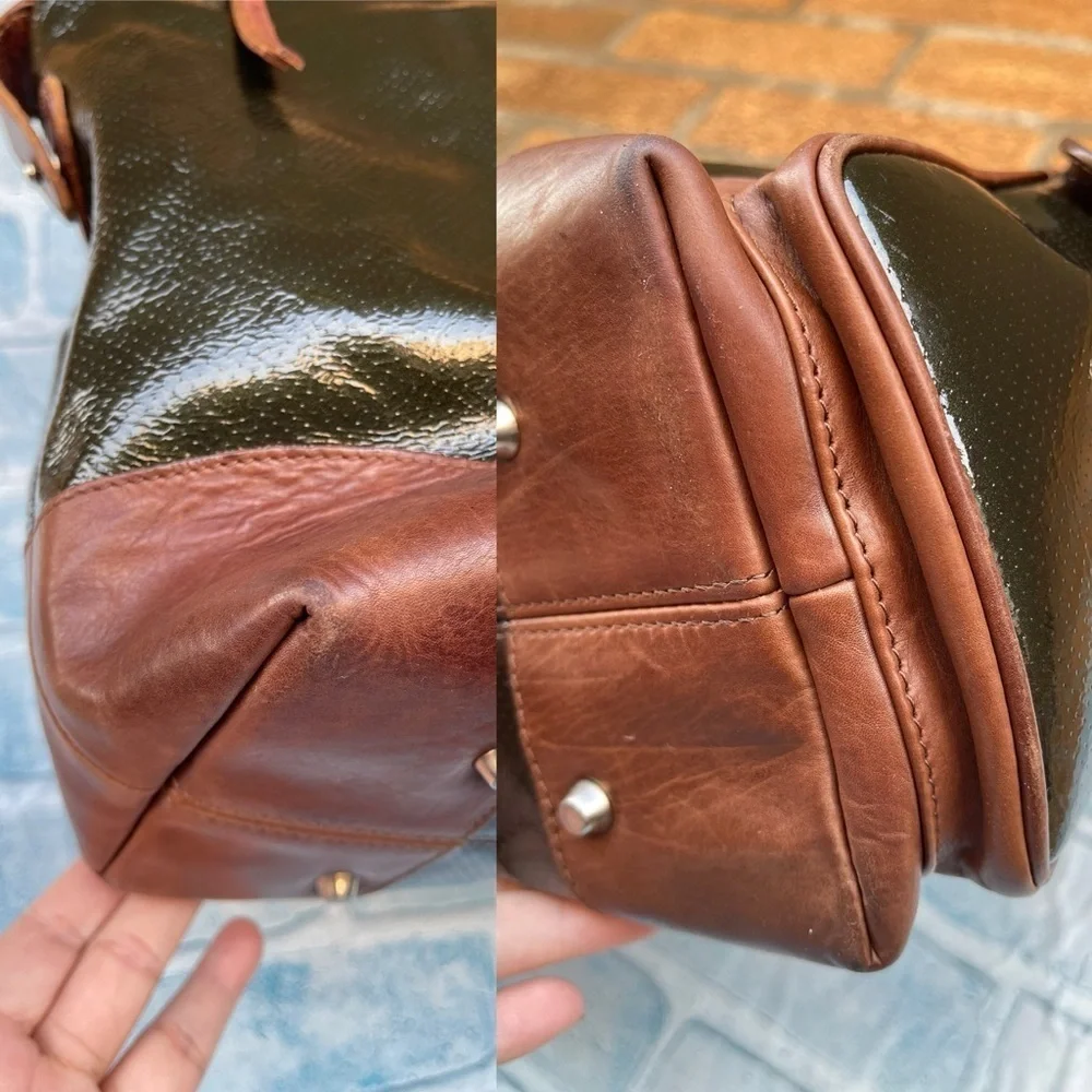 PAURIC SWEENEY Patent leather tote